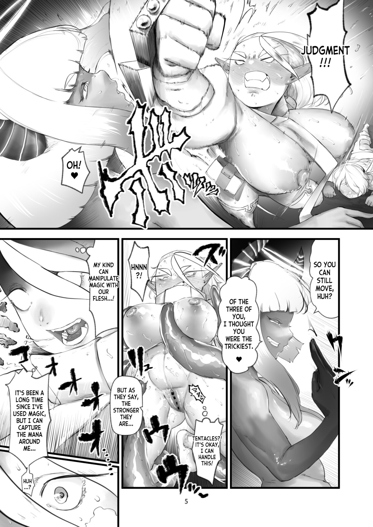 Hentai Manga Comic-We all get along and are the followers of the devil-Read-6